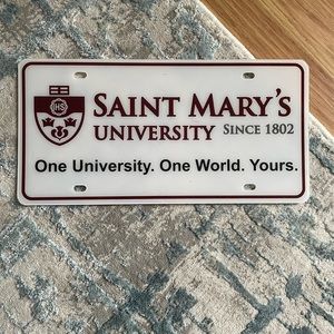 Saint marys universary license plate